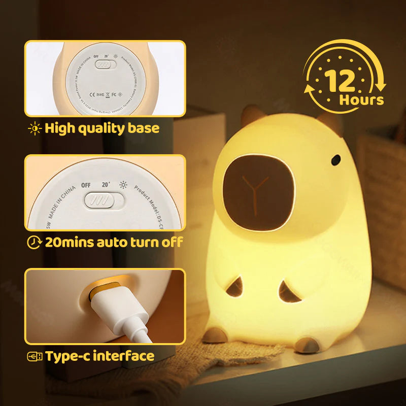 Capybara Night Light | Dreamy Capybara